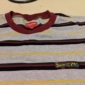 Supreme Striped Gonz Tee size XL